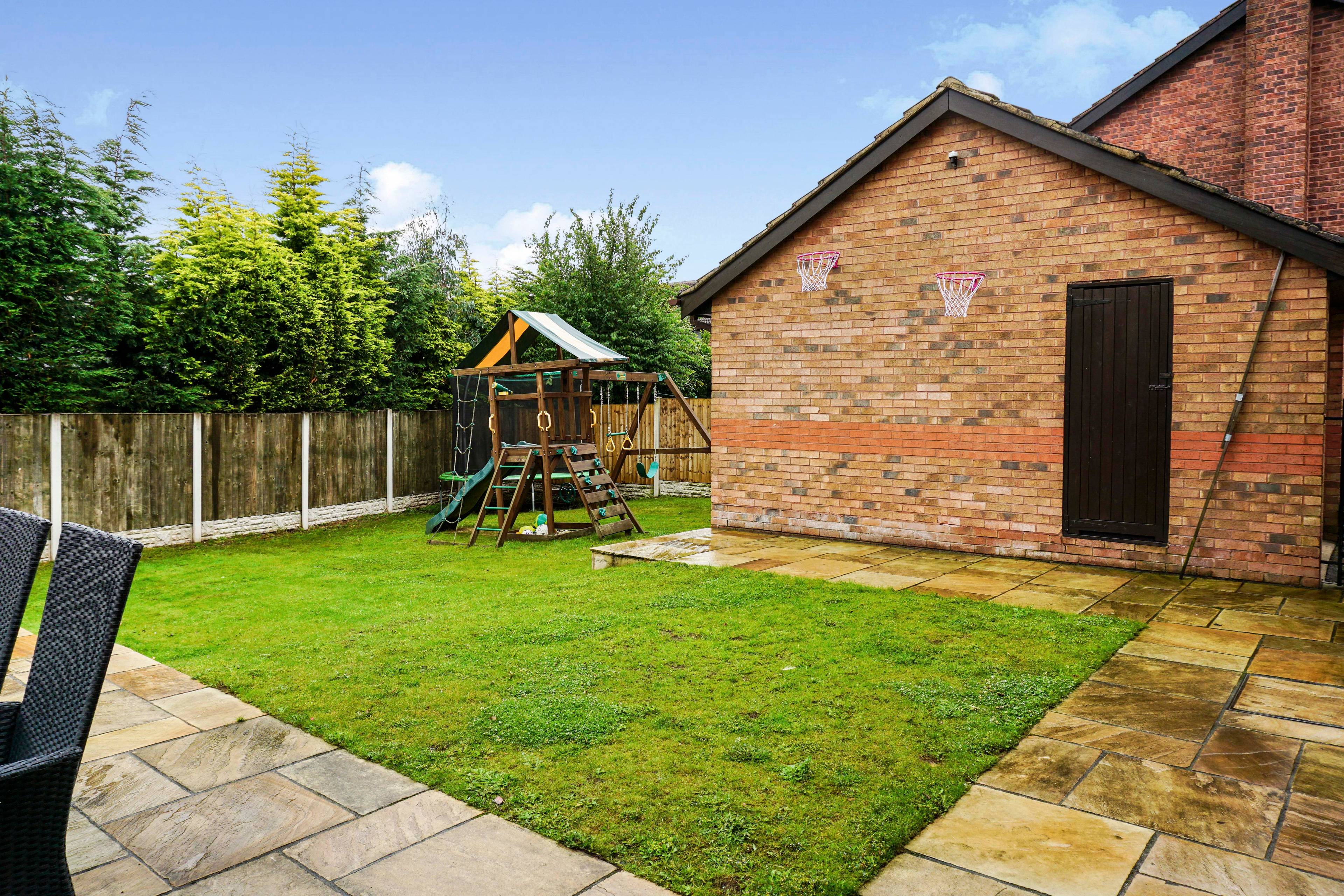 Rear garden