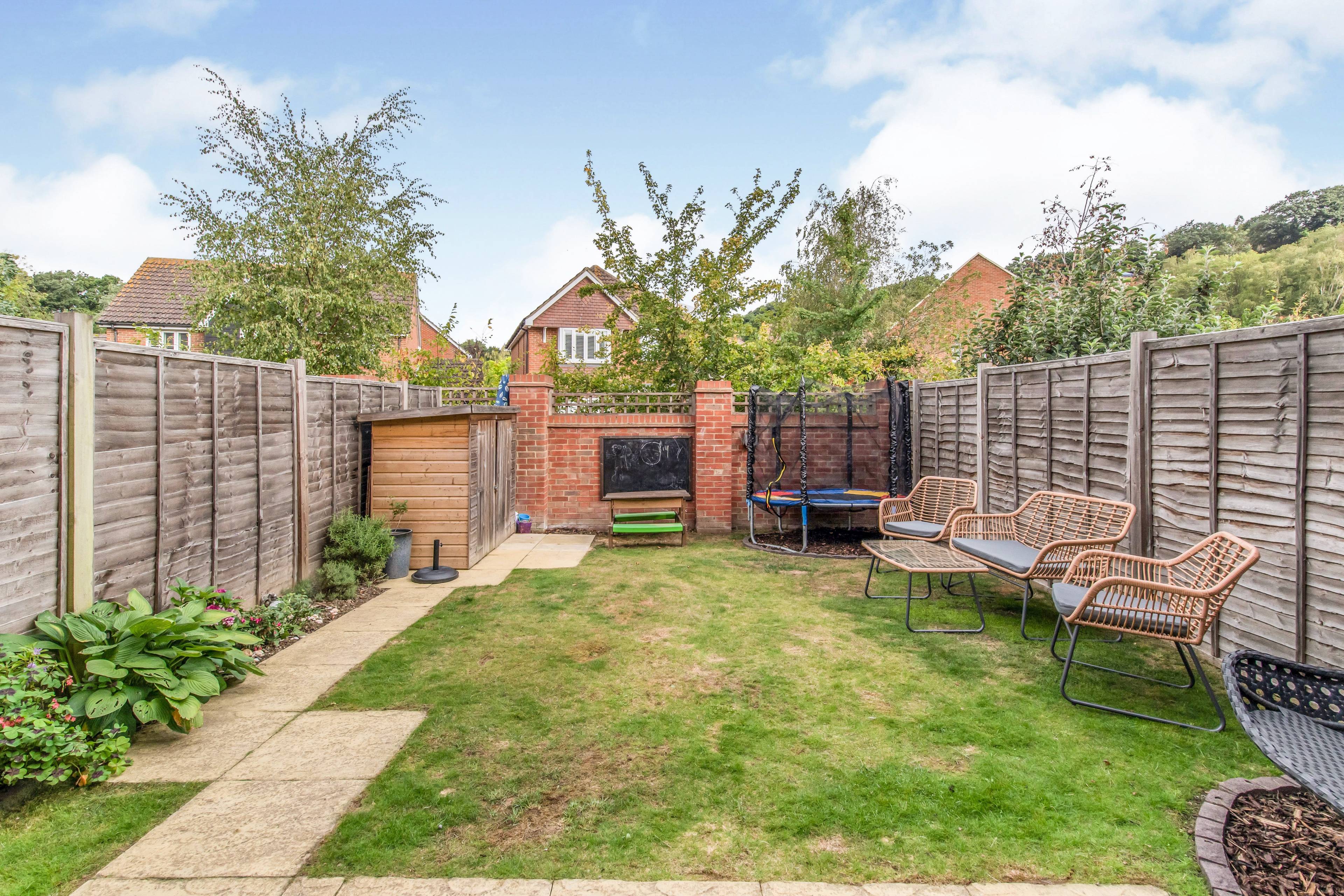 Rear garden