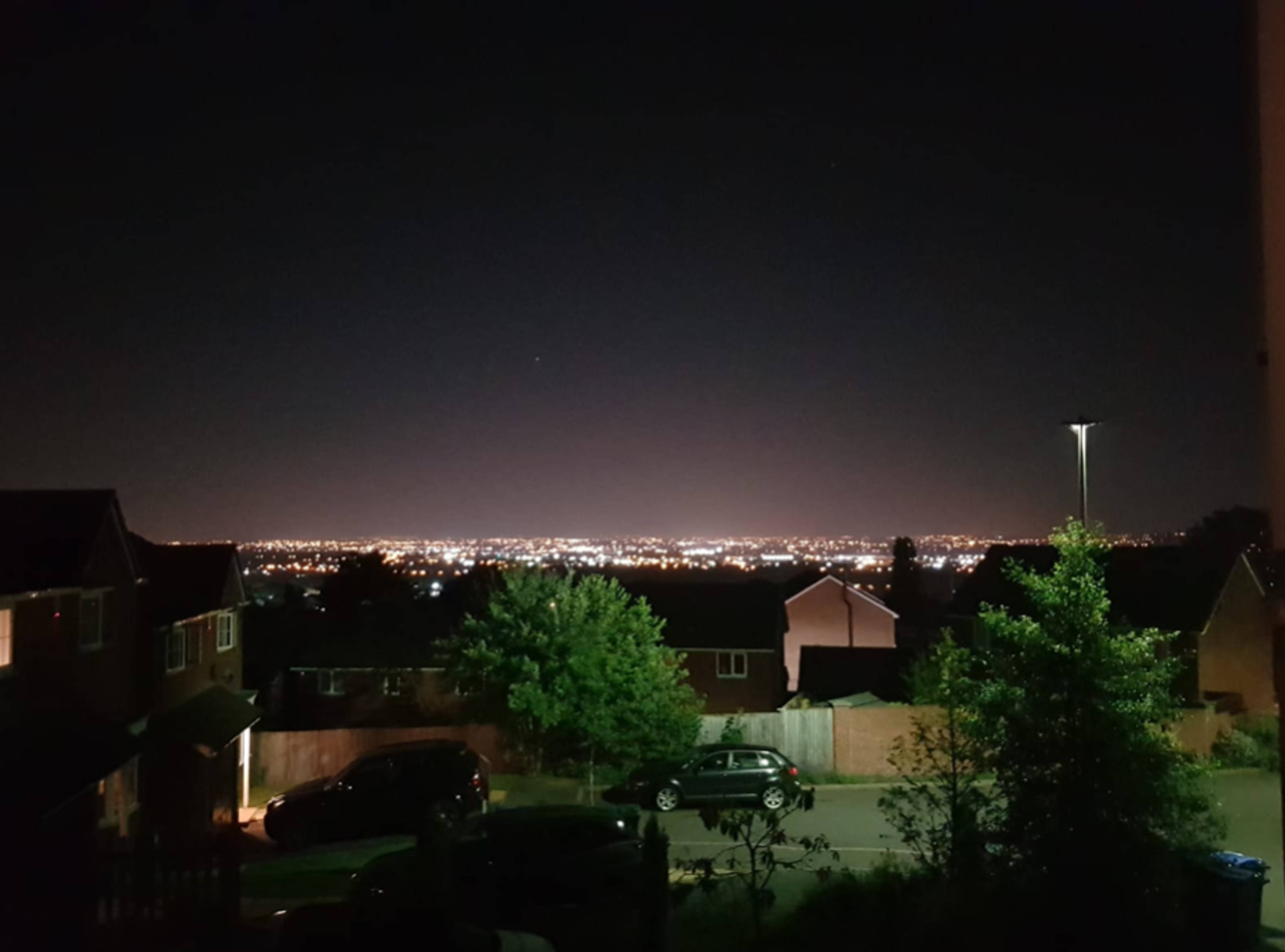 Outside