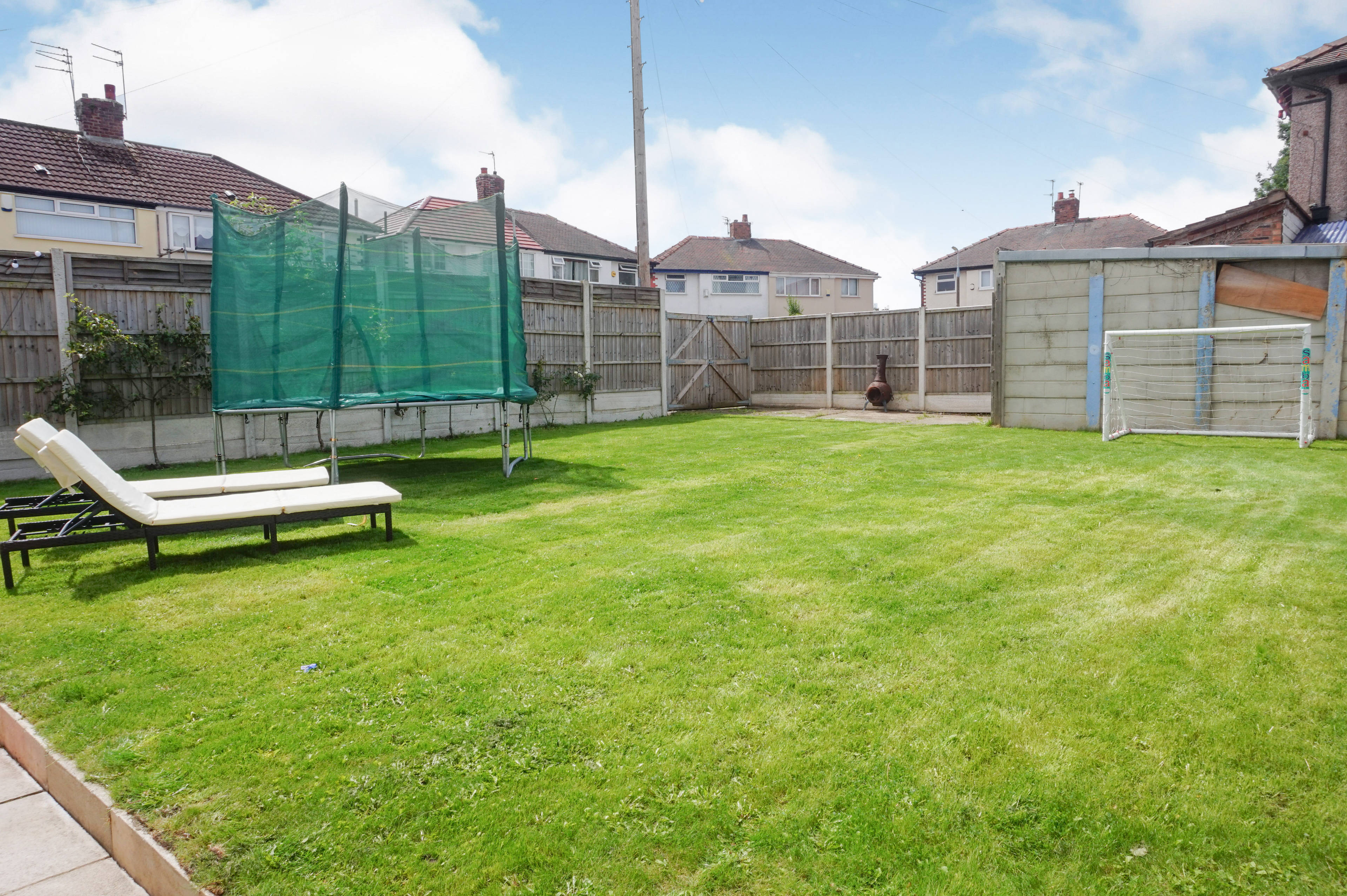 Rear garden