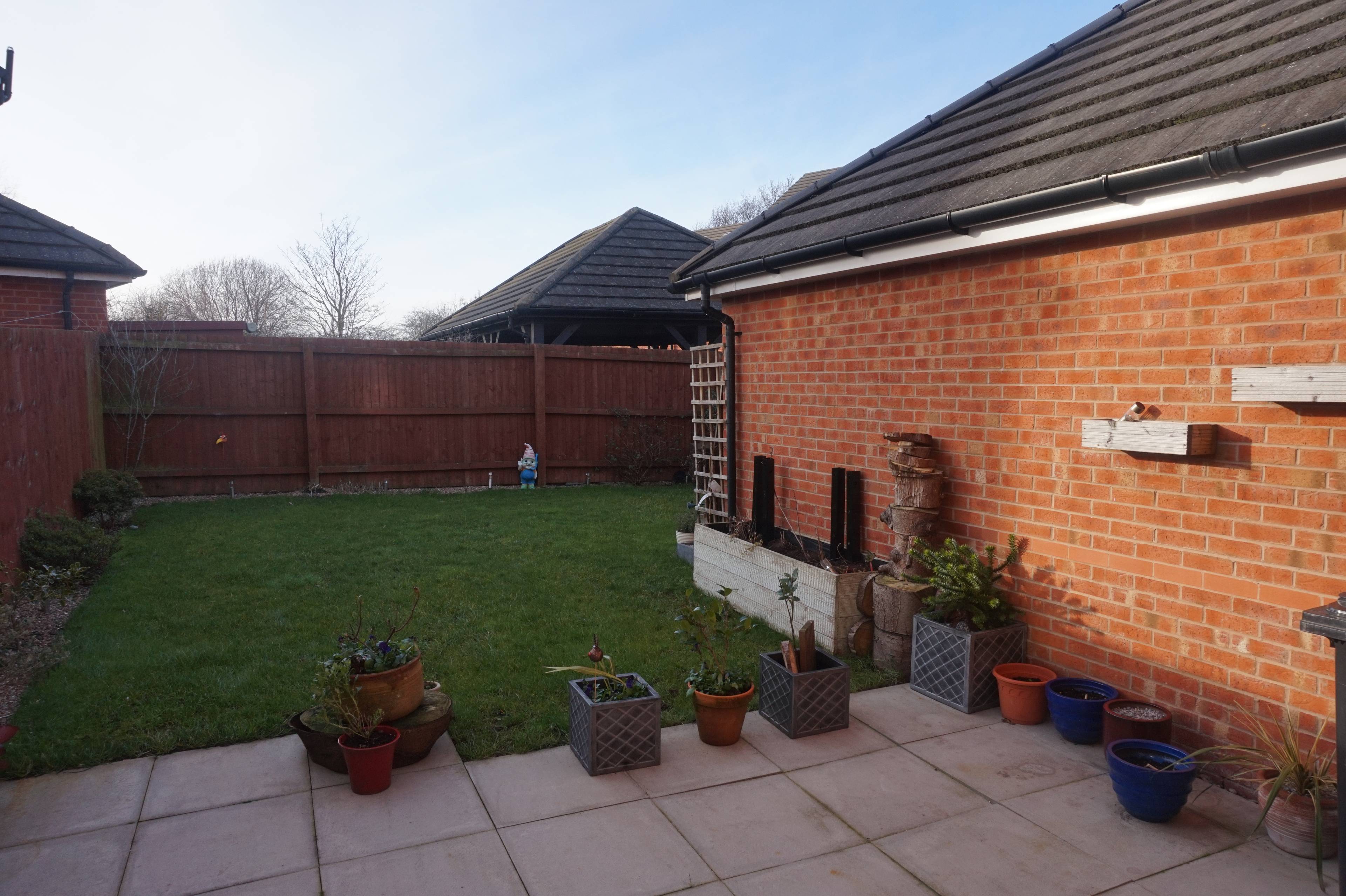 rear garden      