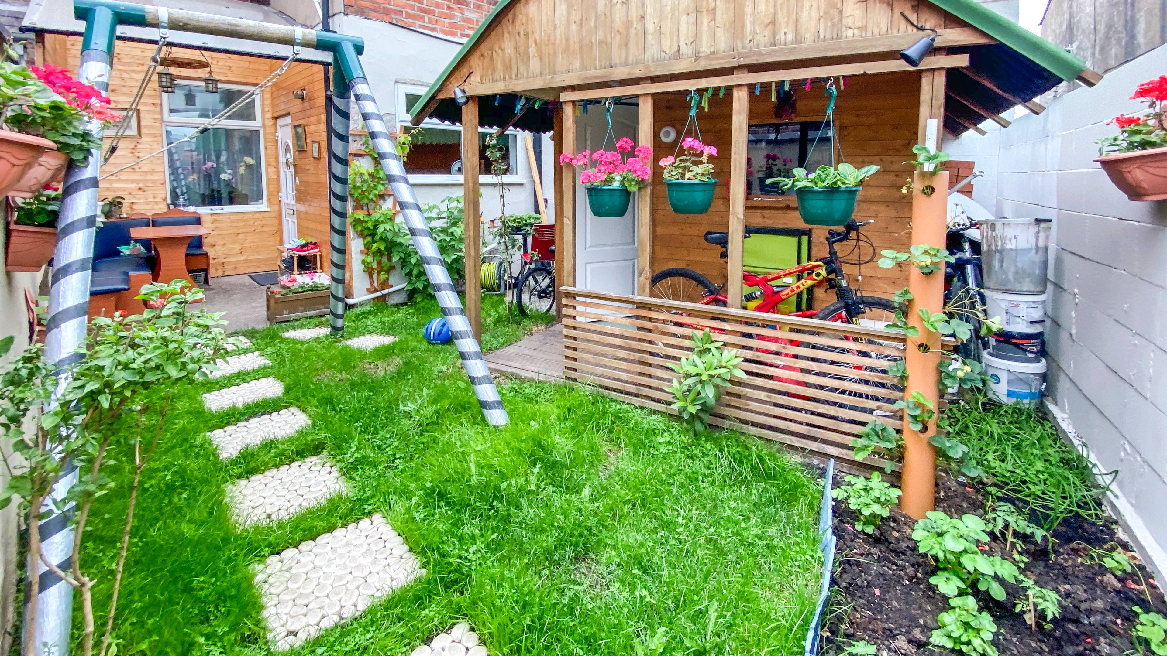 Rear garden
