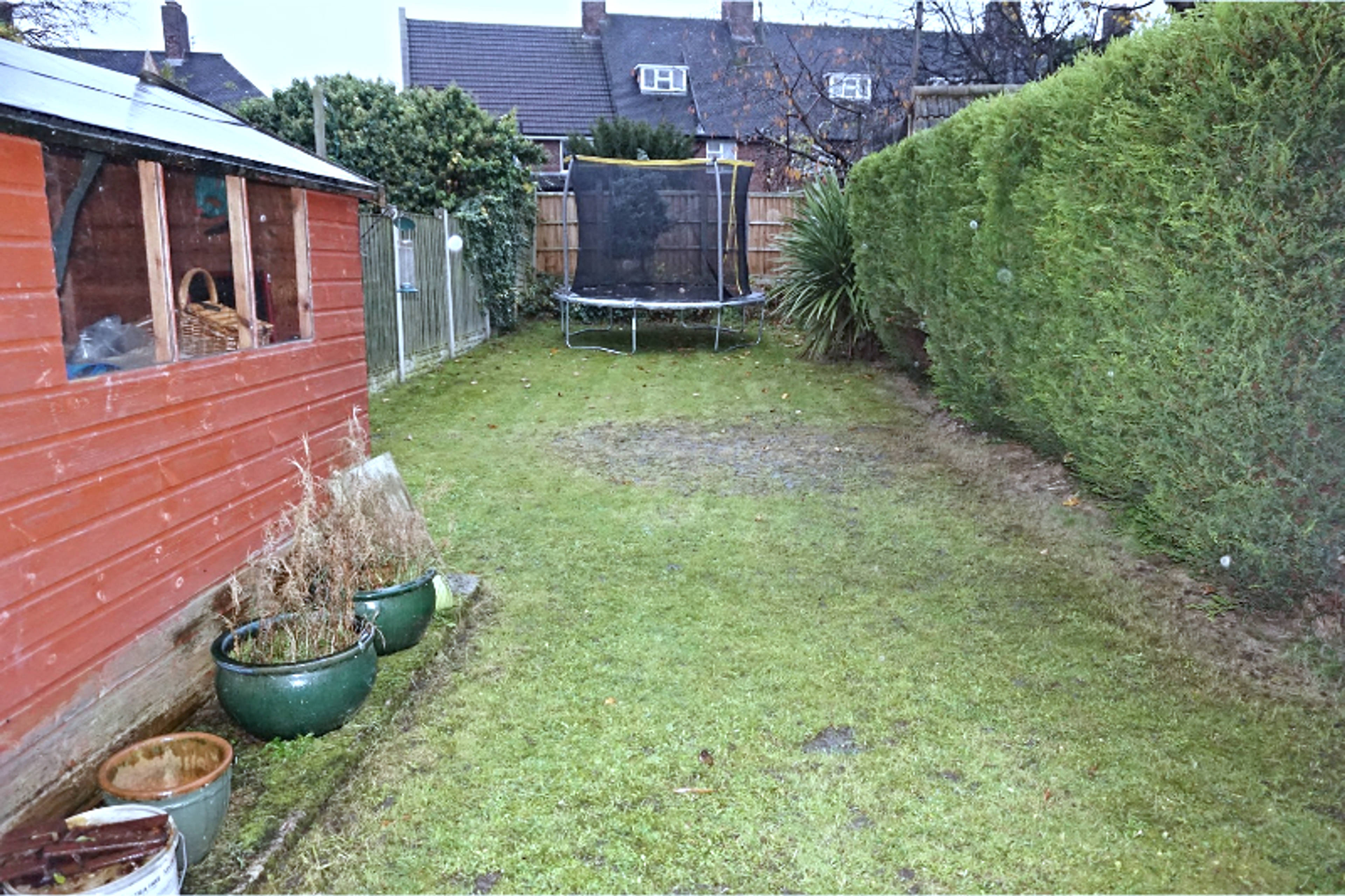 rear garden   