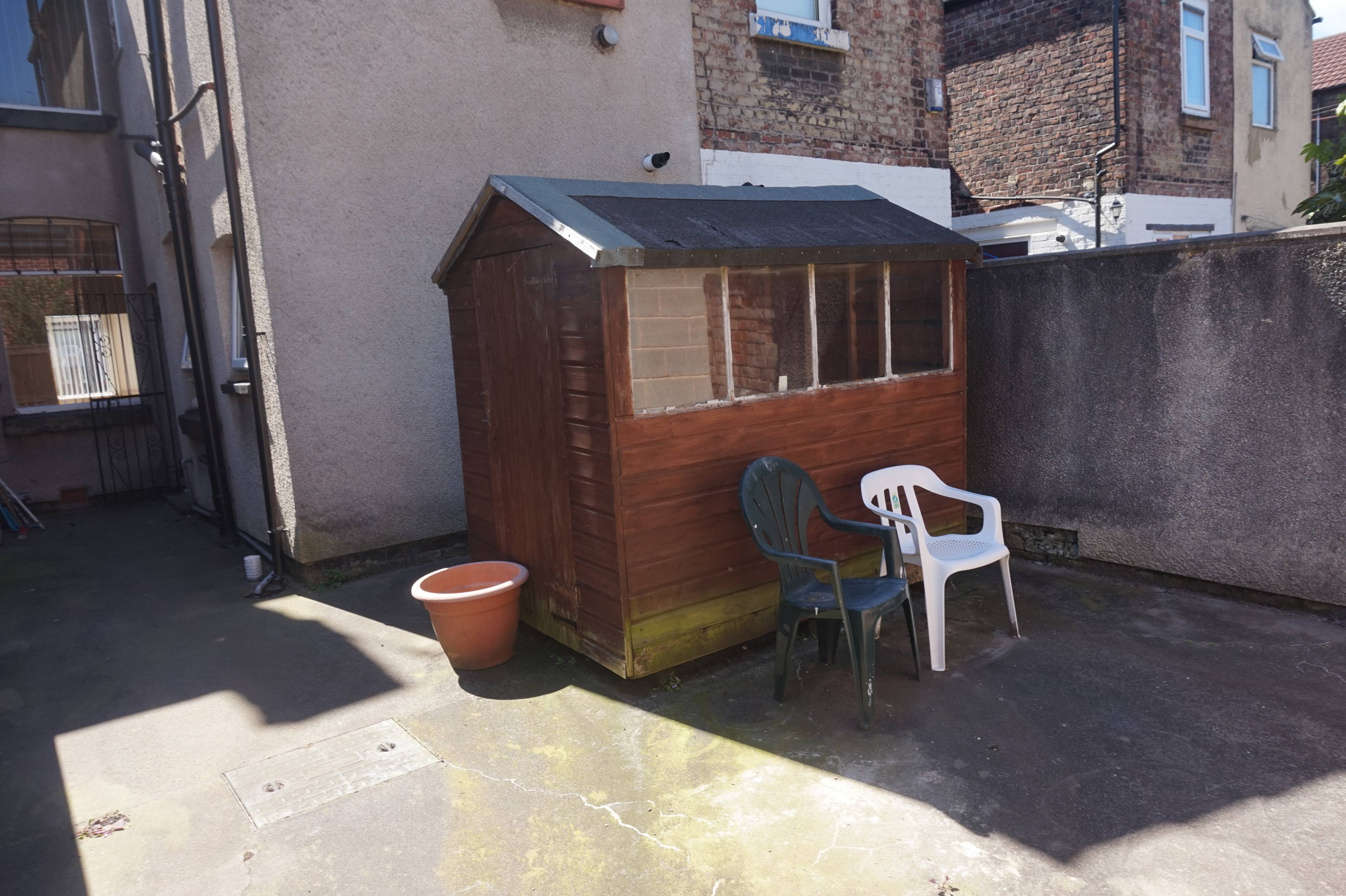 rear garden          