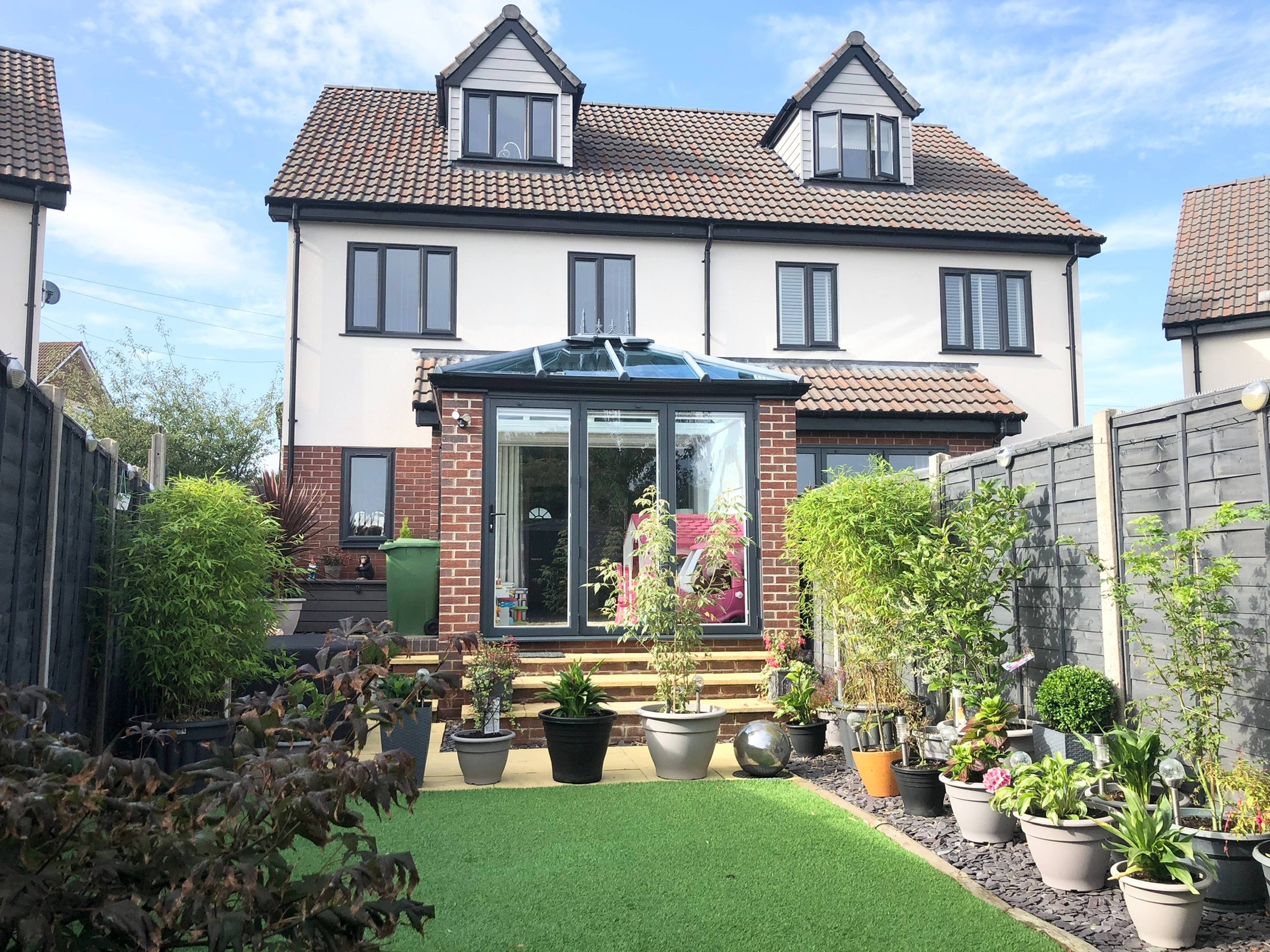 Rear garden