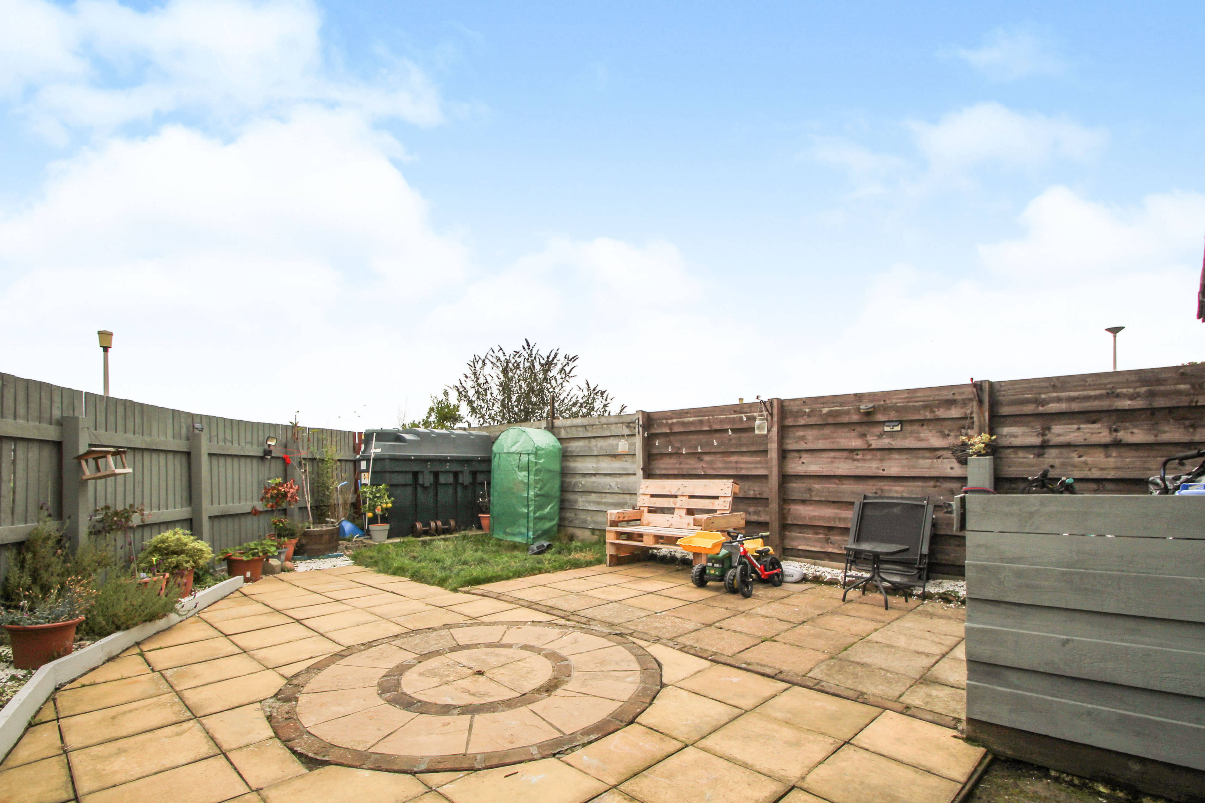Rear garden