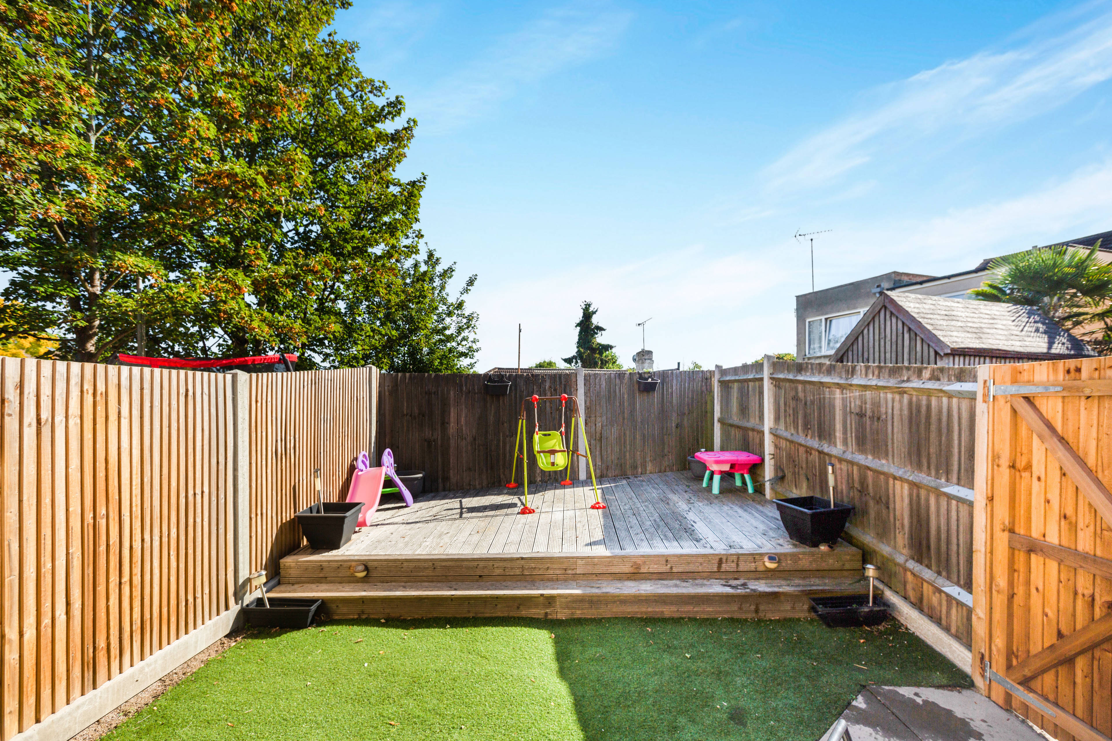 Rear garden