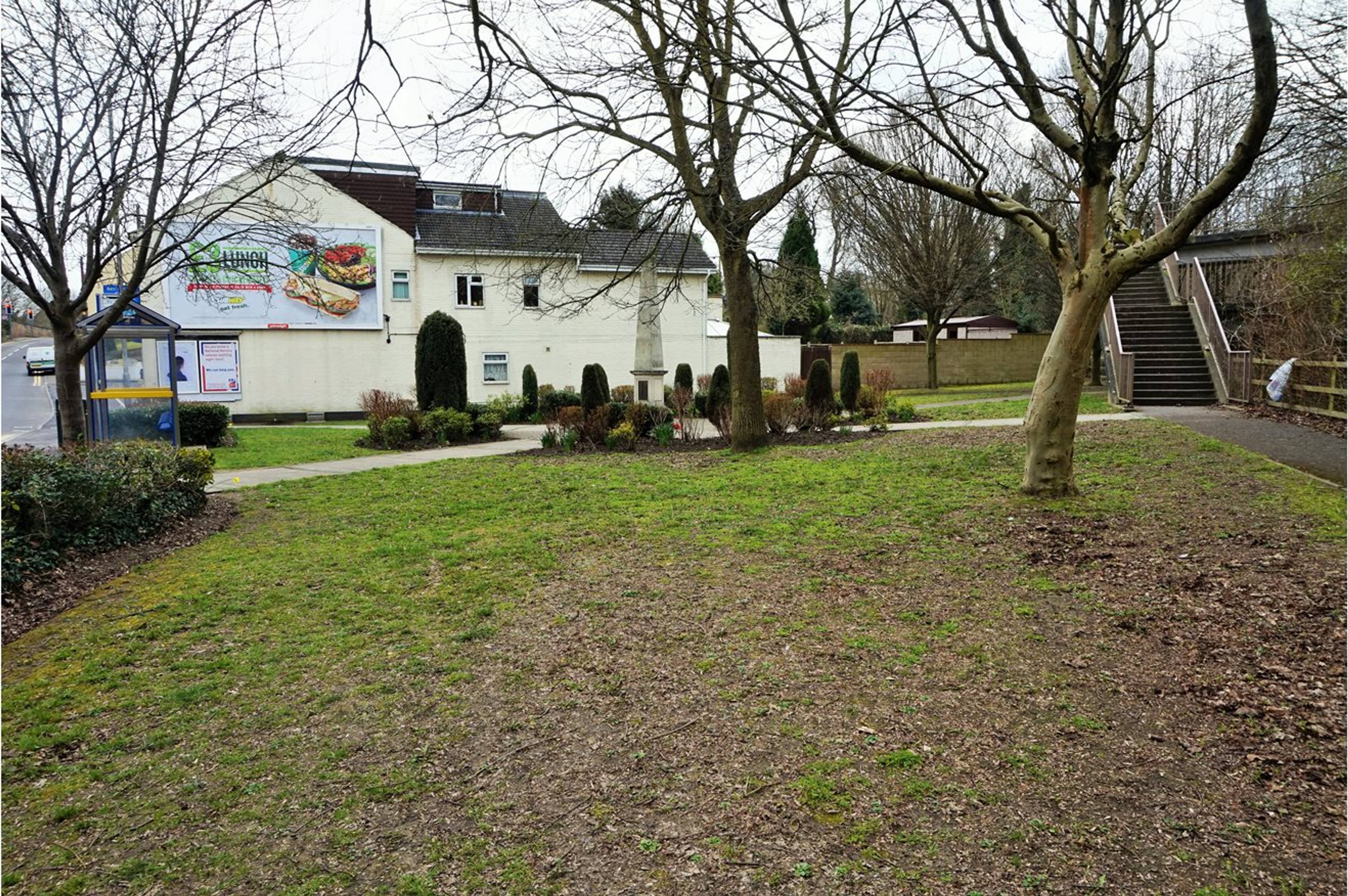 Outside
