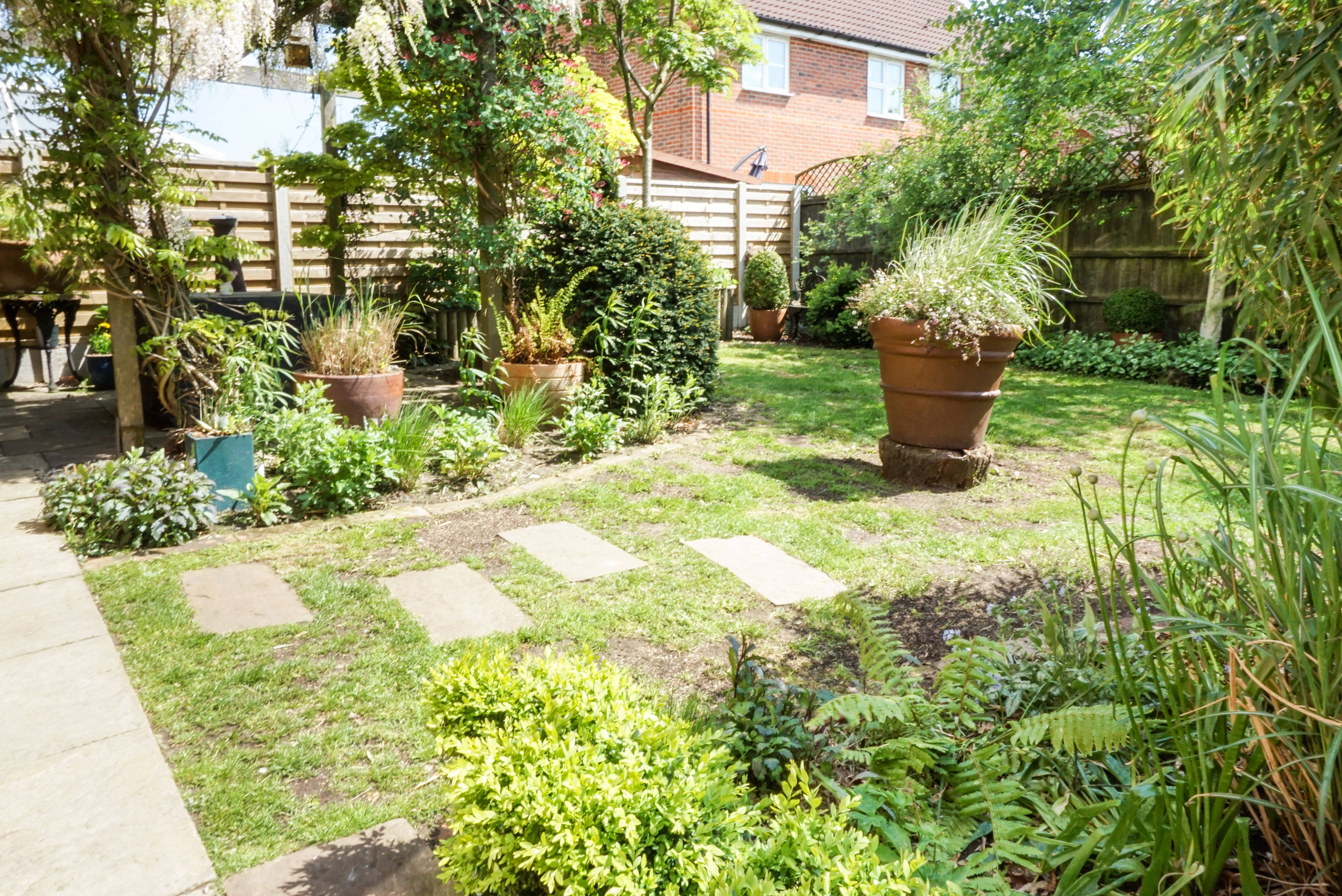 Rear garden