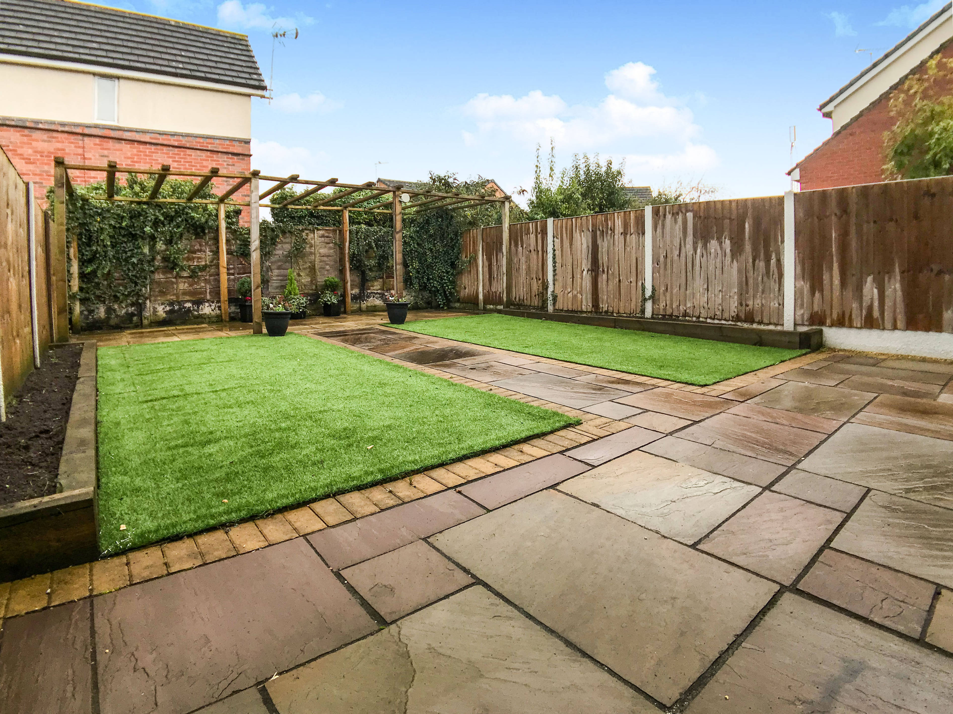 Rear garden