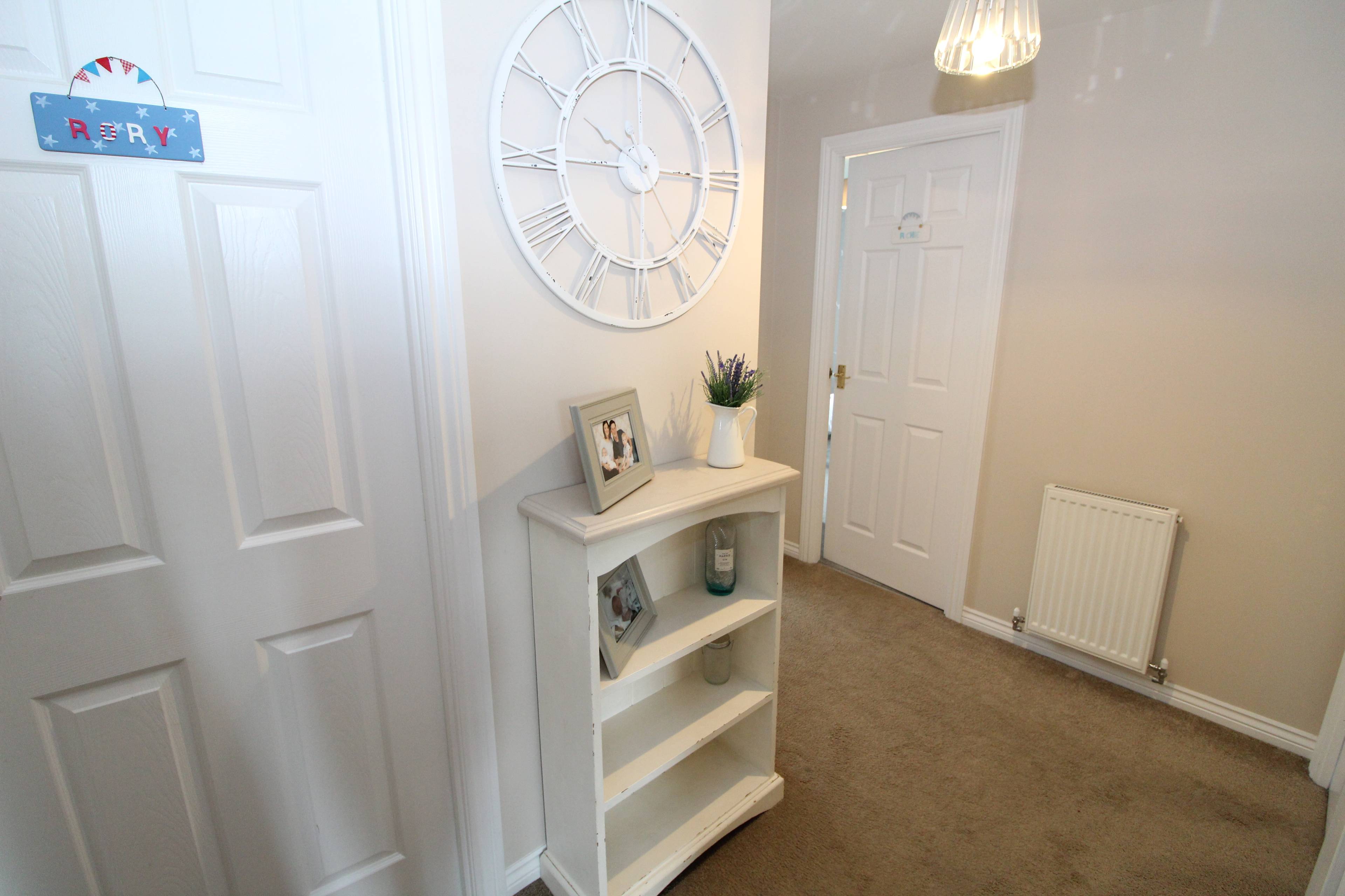 upstairs