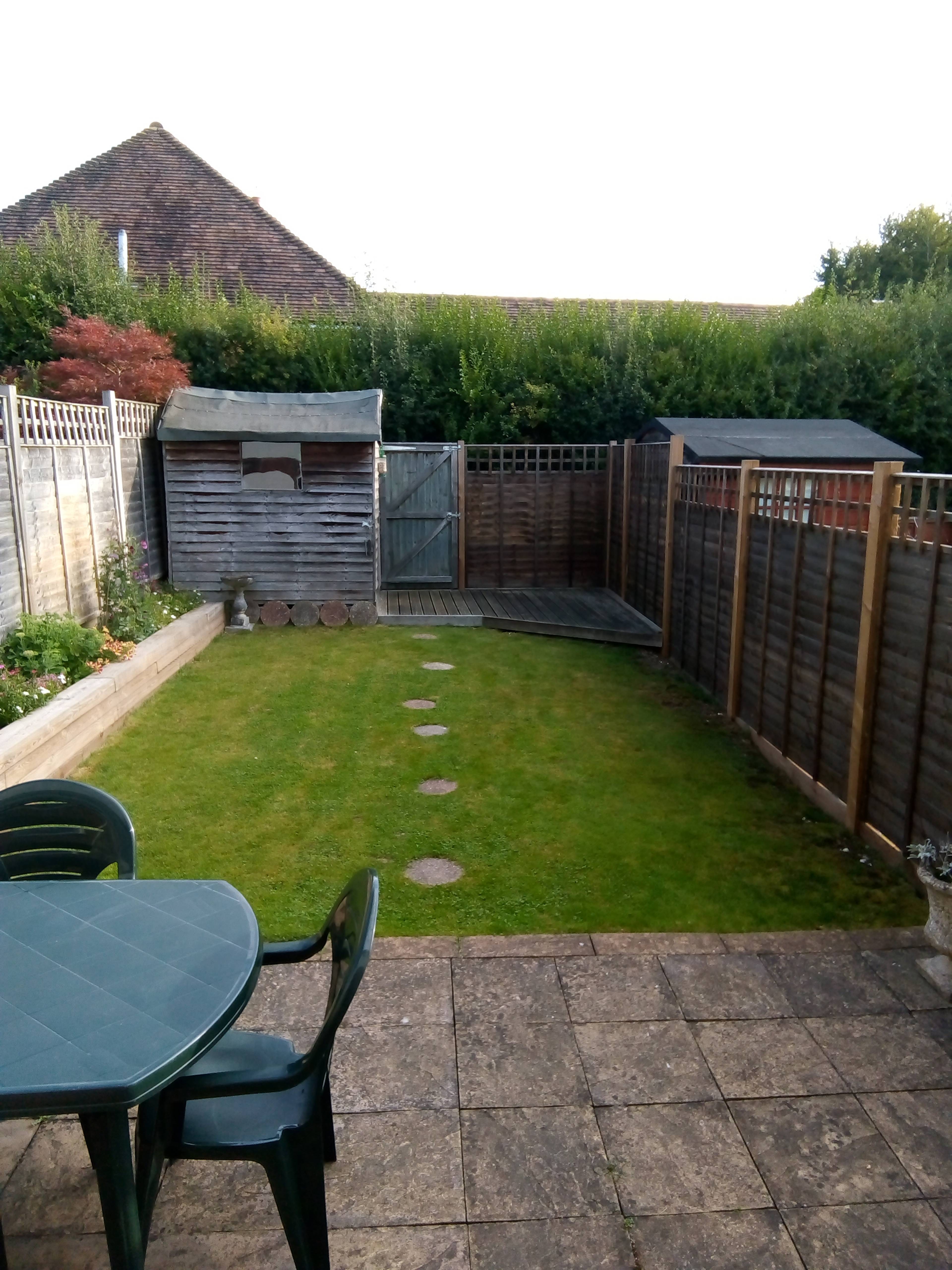 Rear garden