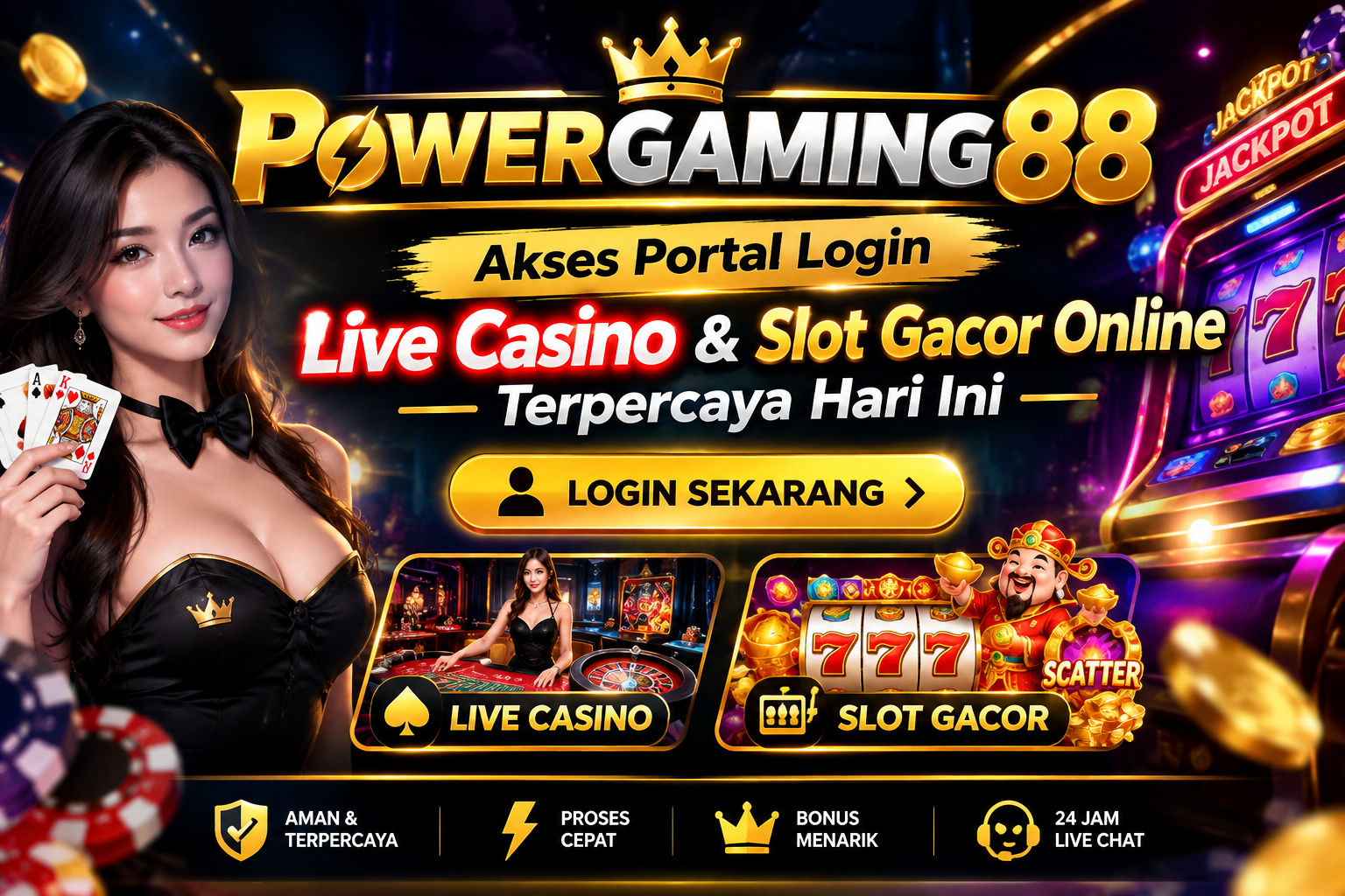 POWERGAMING88 Front Black 