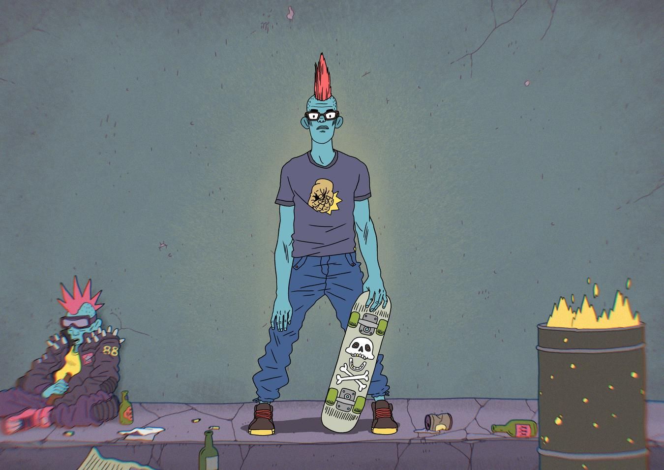 PVNKS | An Epic Cyberpunk Saga by Gerhard Human