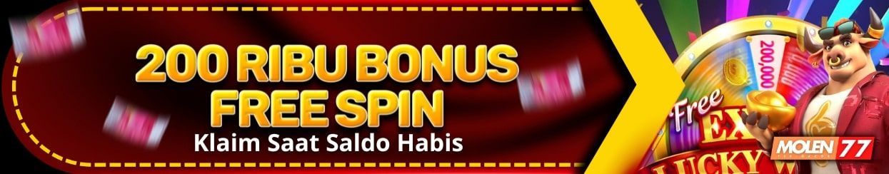 BONUS LUCKY SPIN 200 RIBU