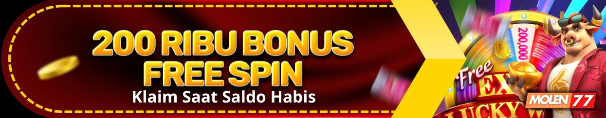 BONUS LUCKY SPIN 200 RIBU