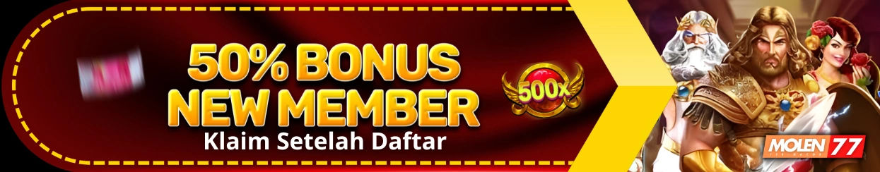 BONUS NEW MEMBER 50%