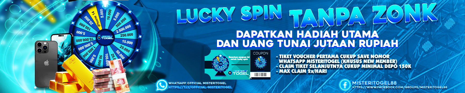 SPESIAL Lucky Spin Khusus Member Loyal - MISTERITOGEL