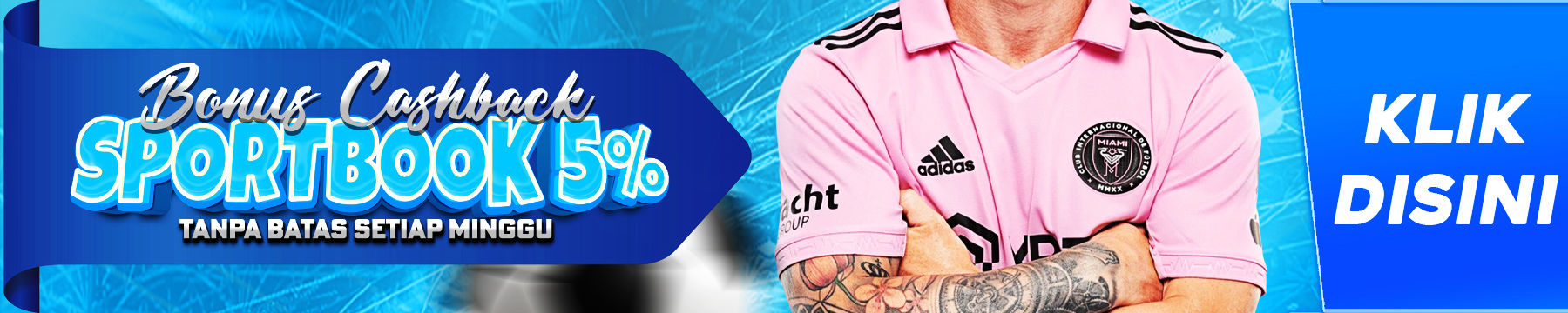 Cashback 5% Sportsbook - MISTERITOGEL