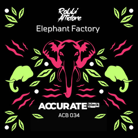 Release artwork for ELEPHANT FACTORY by ROBBI ALTIDORE