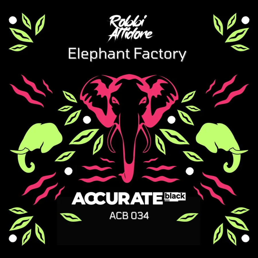 Release artwork for ELEPHANT FACTORY by ROBBI ALTIDORE