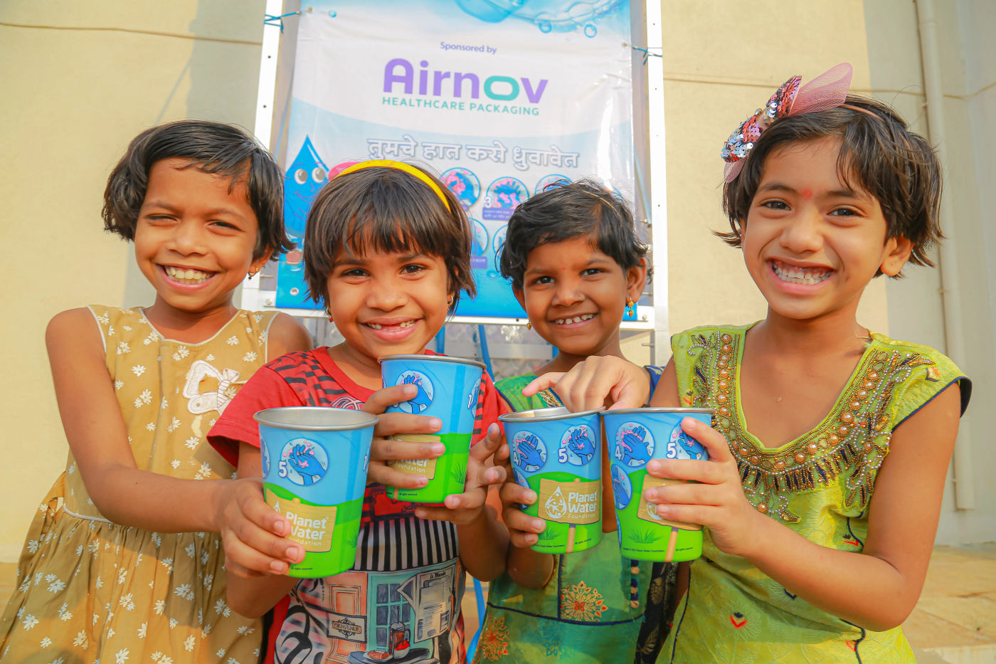 PWIF AquaTower Water Filtration Deployment at School India