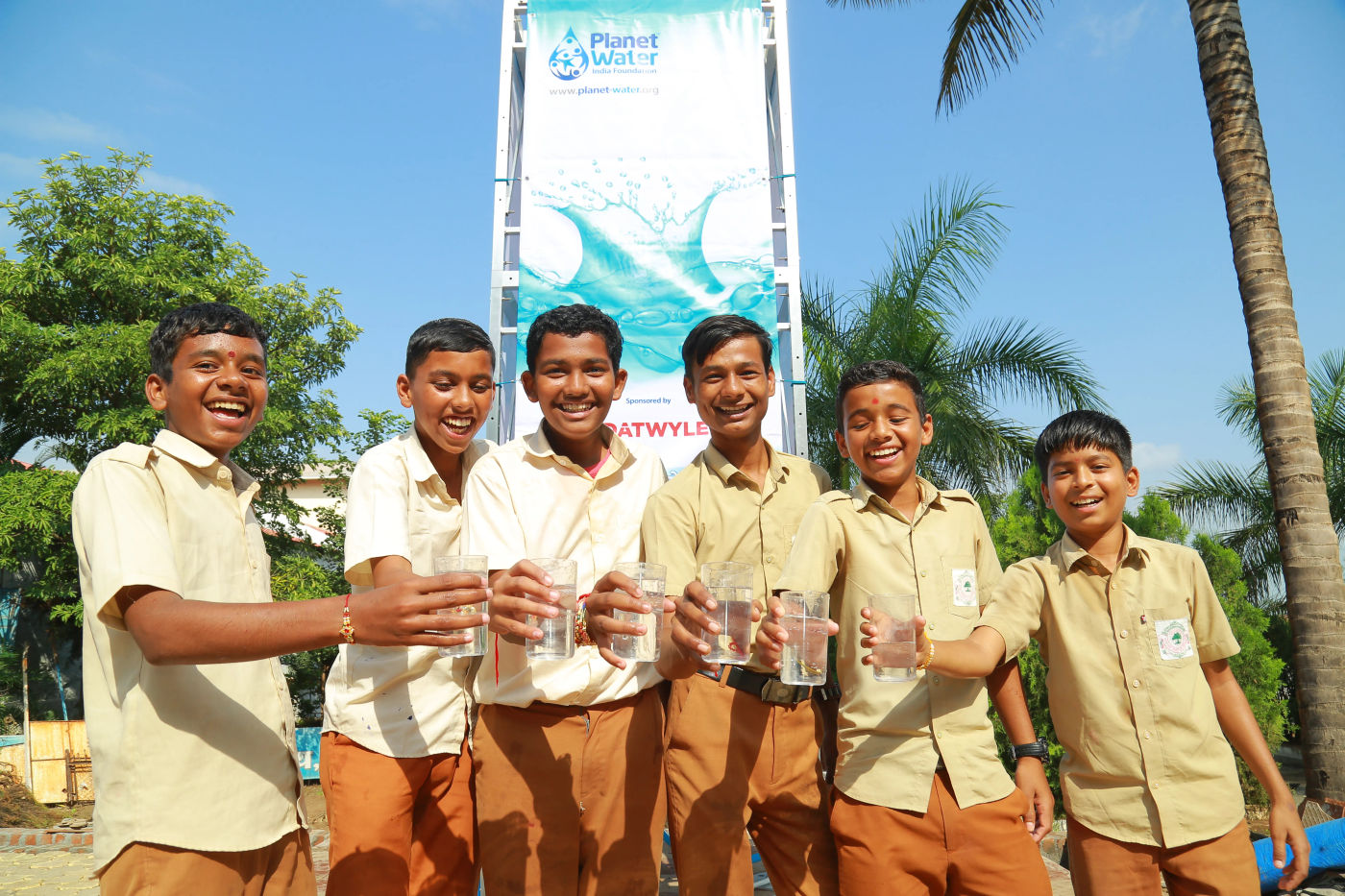 AquaTower - AquaTower Clean Water System in India School