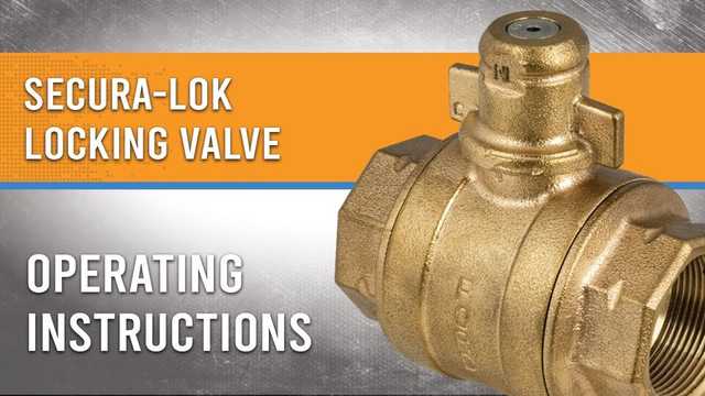 How to Operate a Secura-Lok™ Ball Valve
