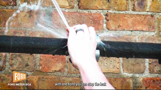 Snap and Wrap Pipe Repair Clamp Demonstration