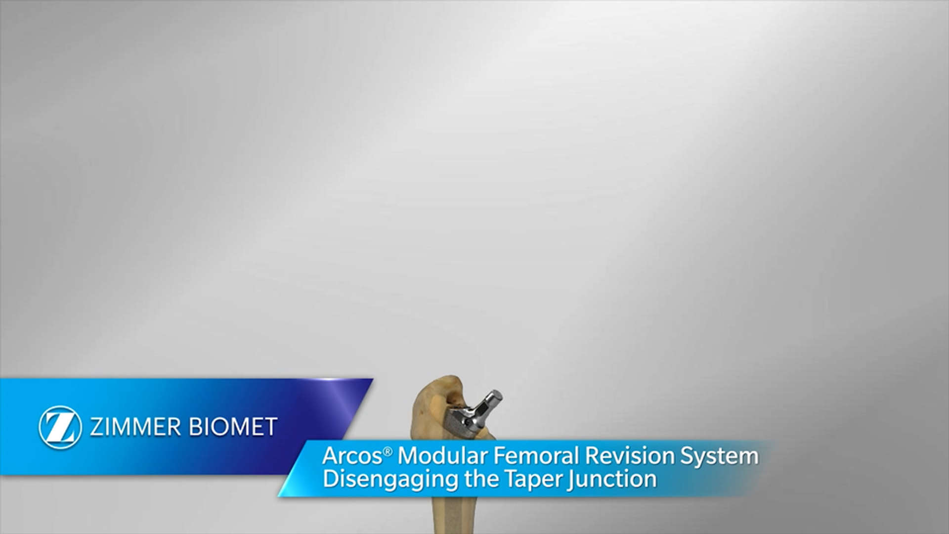 Arcos® Modular Femoral Revision System Disengaging the Taper Junction