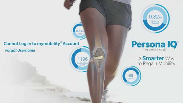 Persona IQ® The Smart Knee® Patient Technology Series: Cannot Log In-Forgot Username