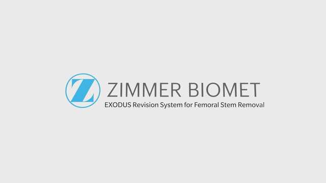 Exodus Revision Hip System for Femoral Extraction Animation