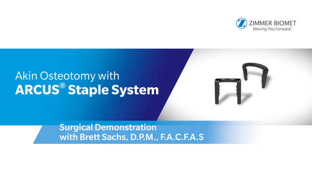 Akin Osteotomy with ARCUS® Staple System