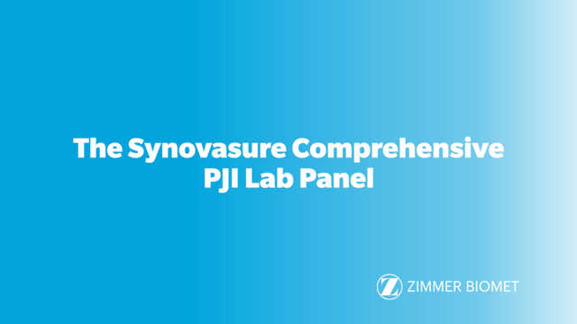 Synovasure® Comprehensive PJI Lab Panel