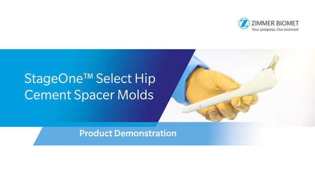 StageOne™ Select Hip Cement Spacer Molds