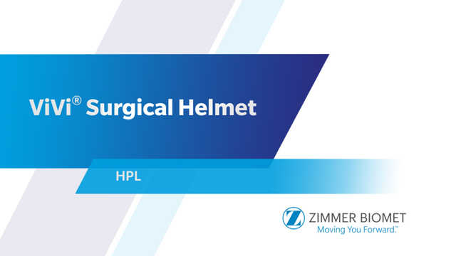 ViVi® Surgical Helmet HPL