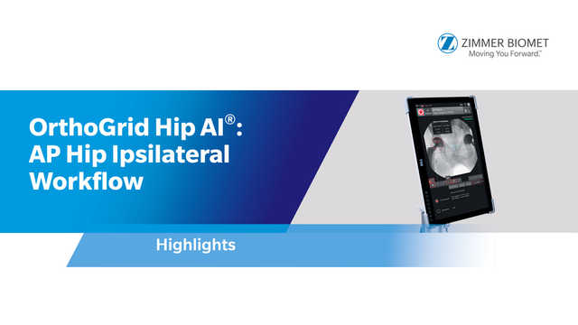 OrthoGrid Hip AI® - AP Hip Ipsilateral Workflow Highlights  