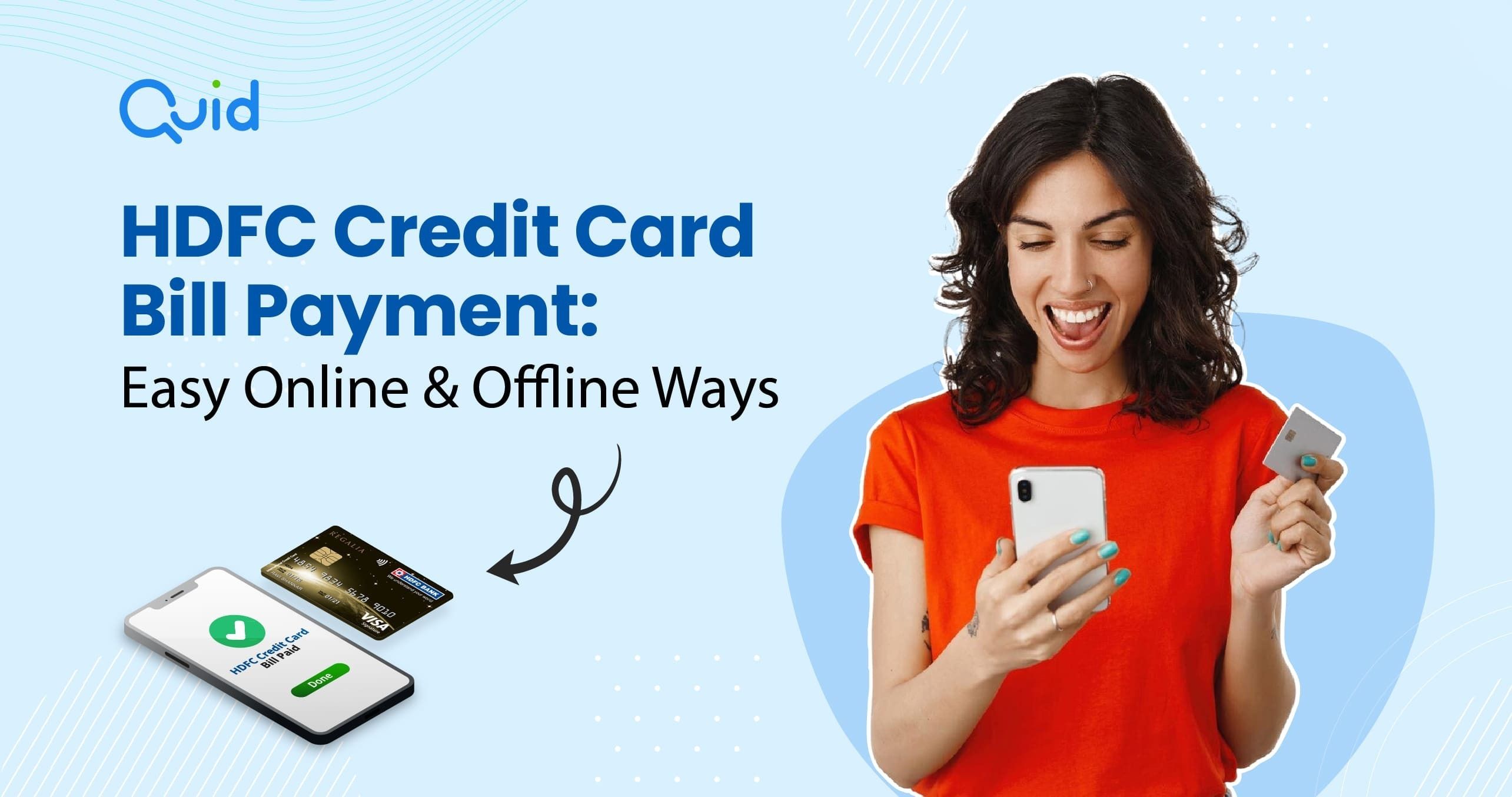 HDFC Credit Card Bill Payment: Easy Online & Offline Ways