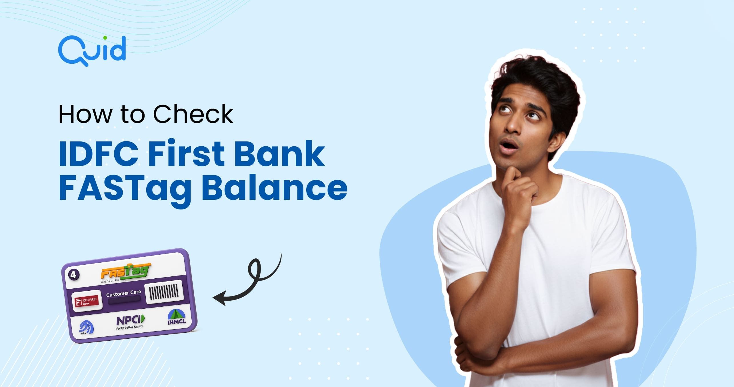 How to Check IDFC FASTag Balance
