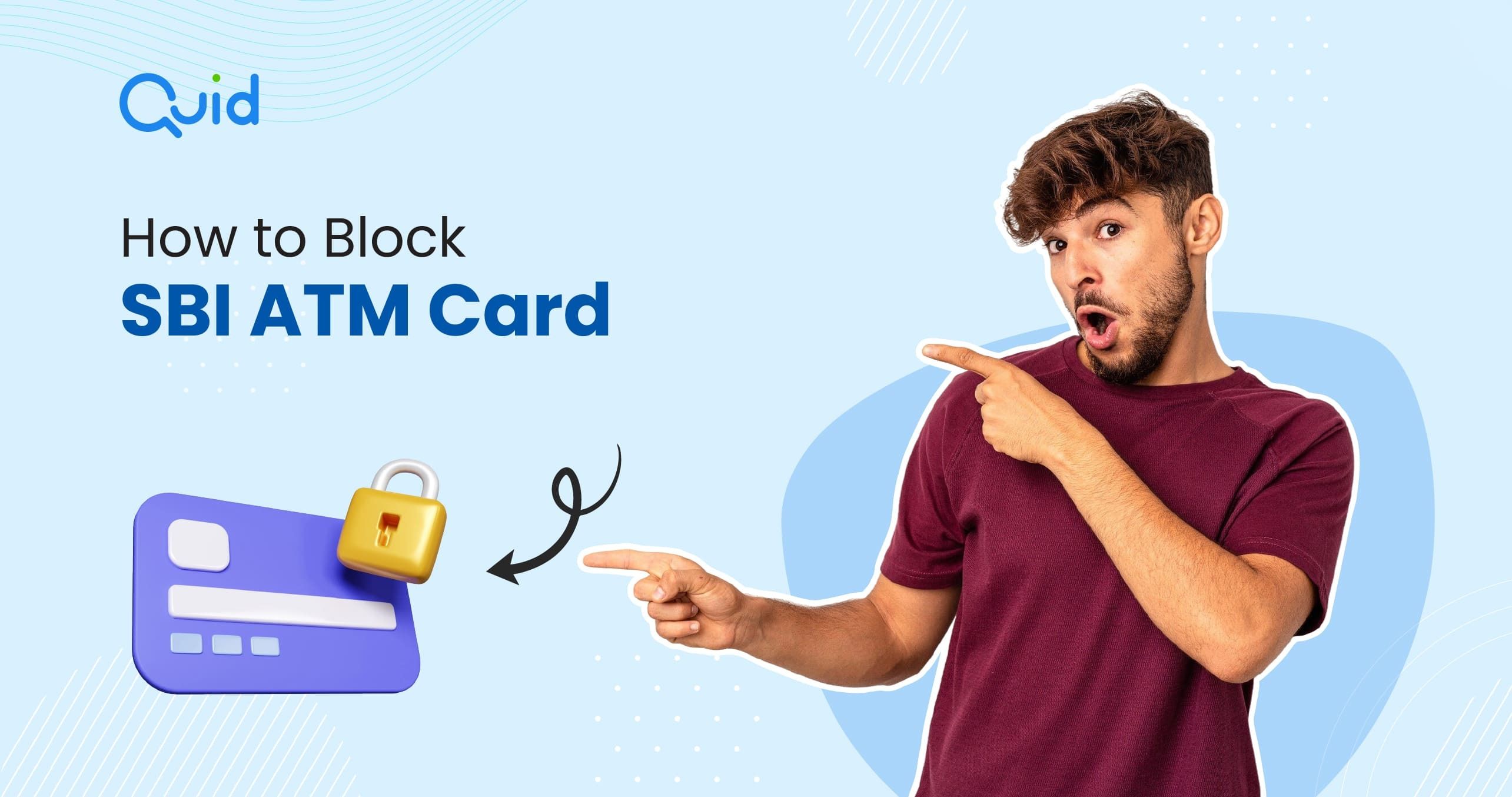 How to Block SBI ATM Card