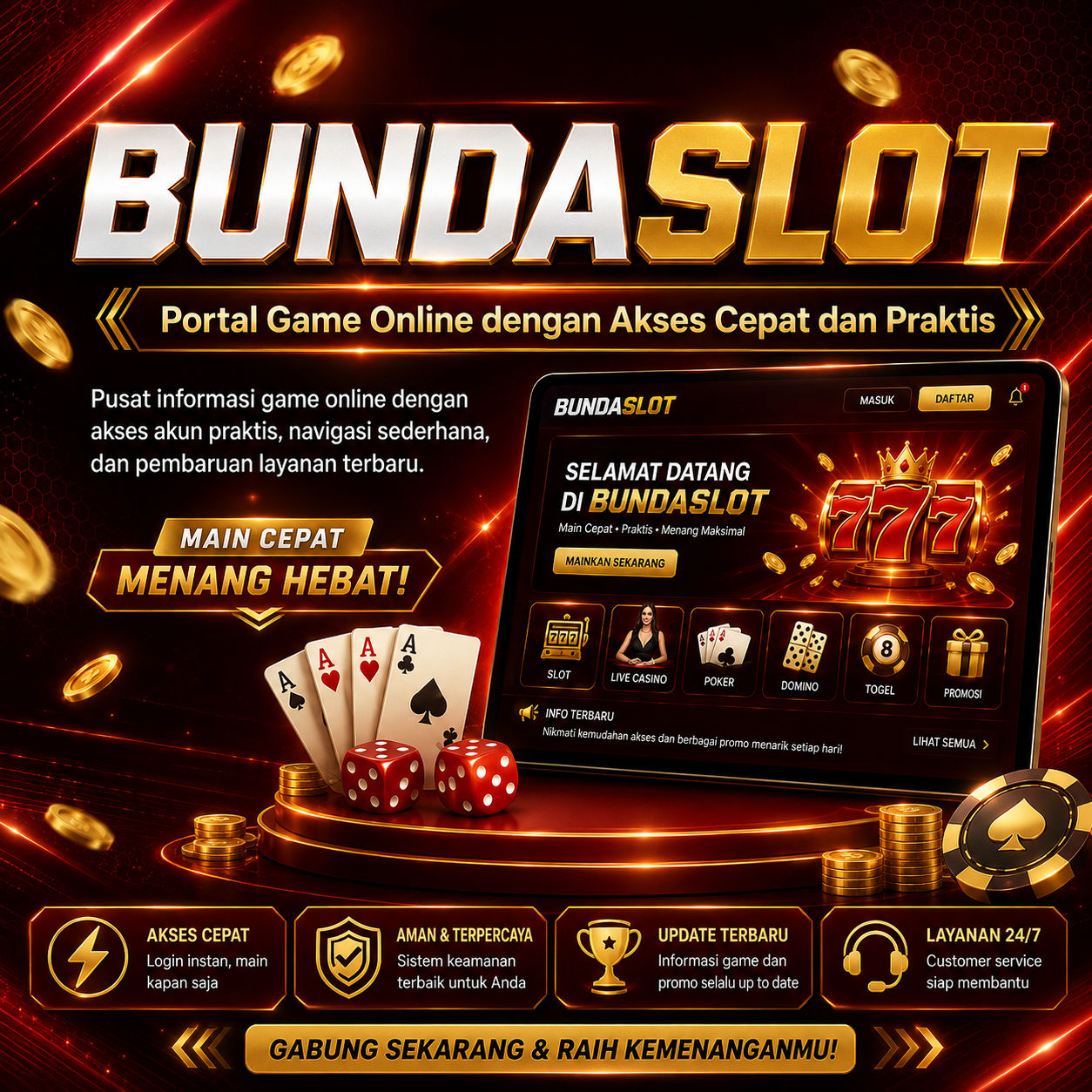 BUNDASLOT | Portal Game Online dengan Akses Cepat dan Praktis