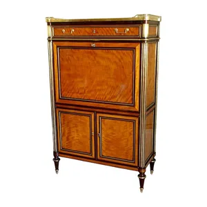 Secrétaire d'époque Louis XVI en citronnier et amarante - fin XVIIIe siècle
