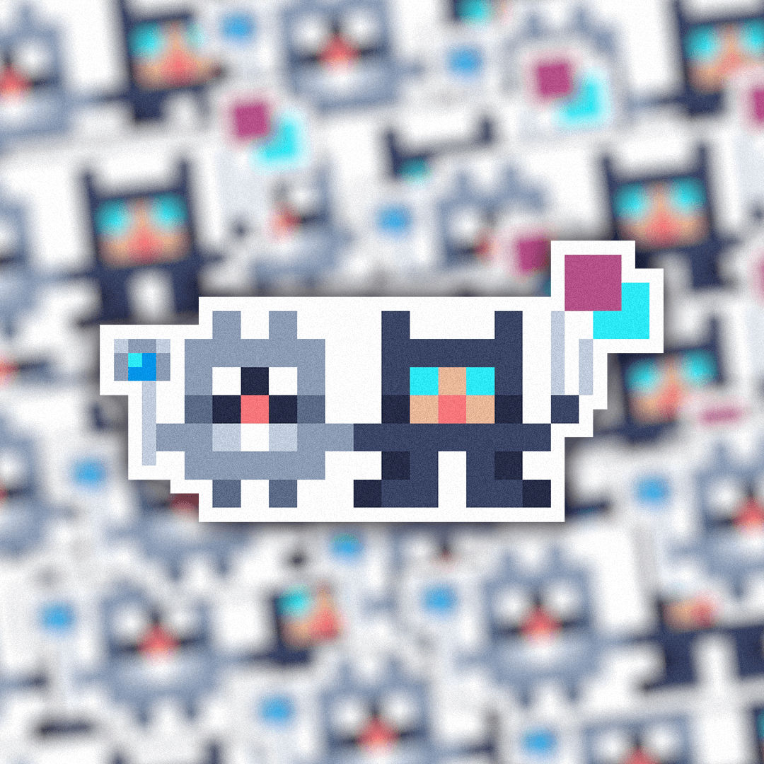 BFF Bit & Octocat 8bit