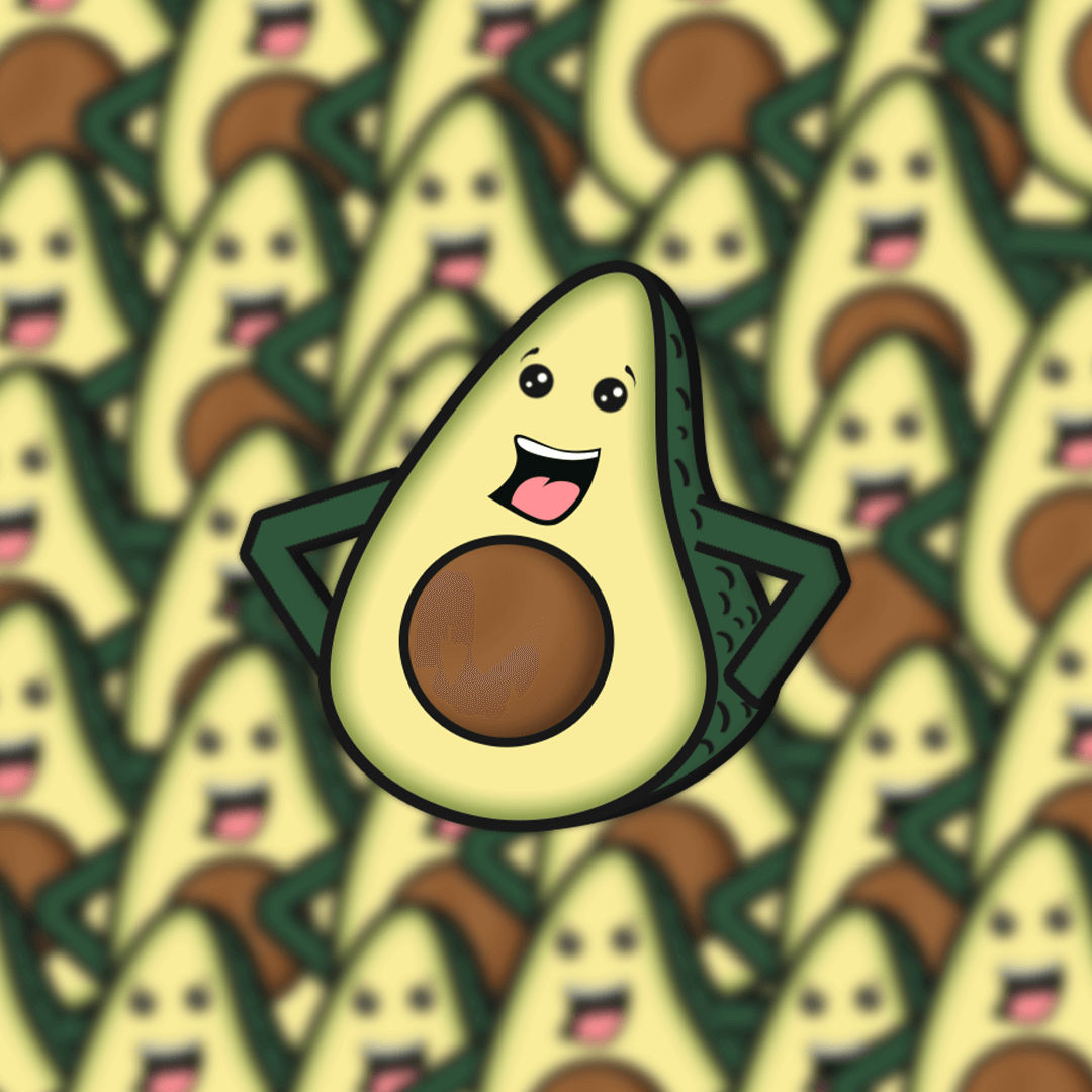 Developer Avocado - Cheerful