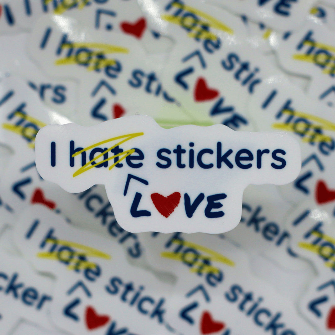 I -hate- Love Stickers