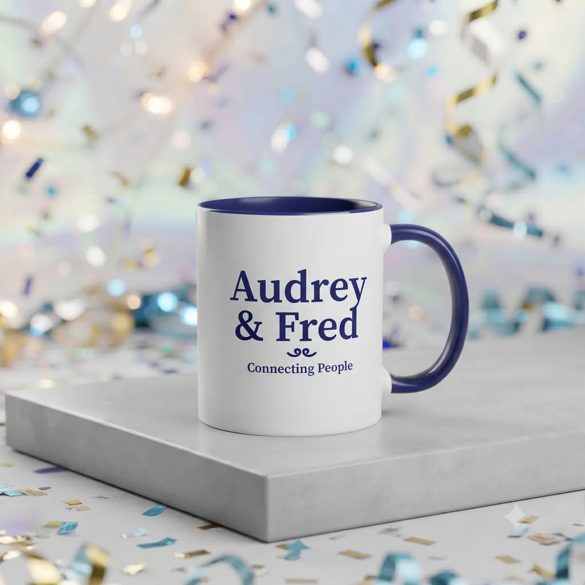 Audrey & Fred Mug