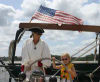 Steering the Boat with Yorktown Sailing Cruises