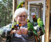 Holding Birds at Parrot Mountain & Tropical Bird Sanctuary