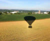 Over the Fields on the Lancaster County Hot Air Balloon Ride