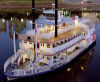 Above the Memphis Queen on the Memphis Riverboats Sightseeing & Dinner Cruises